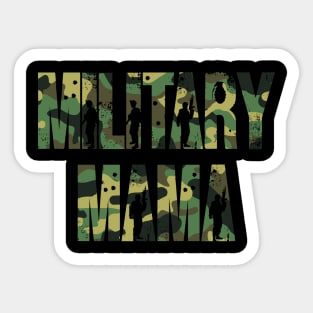 Military Mama v3 Sticker